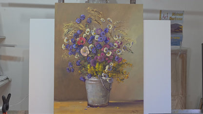'Flowers in a bucket' - James Yates