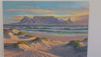 'Evening Light on Table Mountain' - James Yates