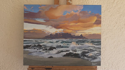 'Sunset, Table Bay' - Mike Forrester