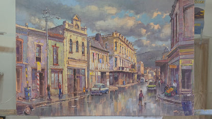'Wet day in Hanover Street' - James Yates